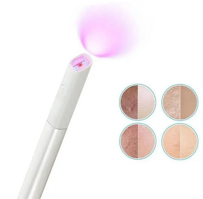 Stylo de luminothérapie rouge et bleu